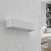 Arcchio Aplique de pared LED Karam, 37 cm, blanco, metal, arriba/abajo