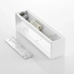 Arcchio Aplique de pared LED Karam, 37 cm, blanco, metal, arriba/abajo