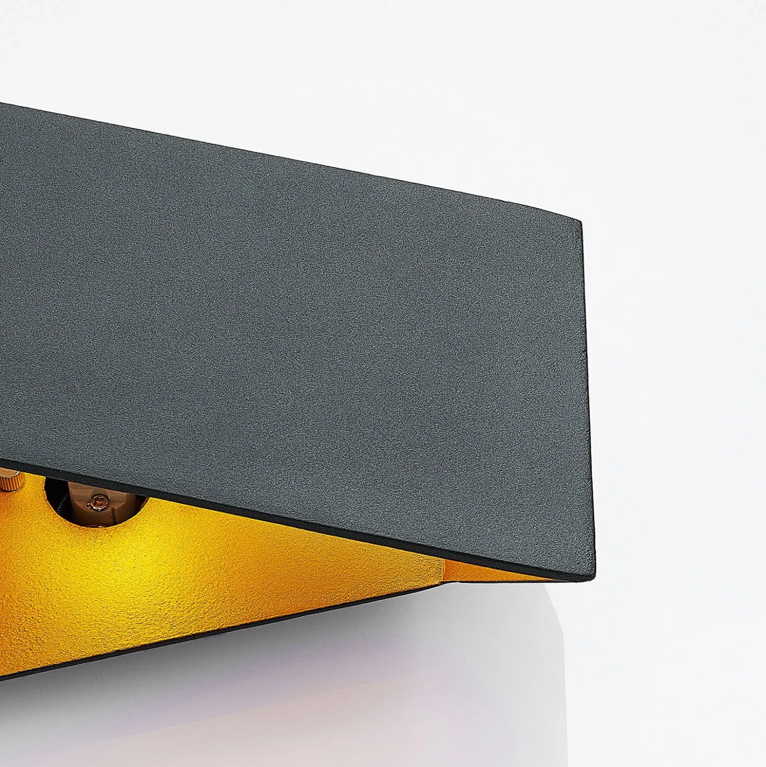 Arcchio Assona aplique, negro-oro
