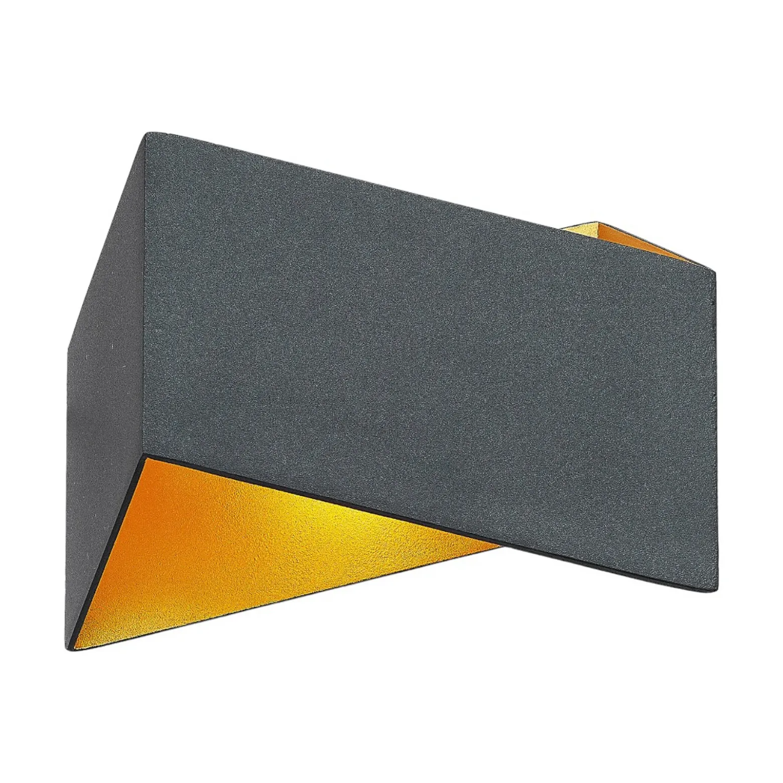 Arcchio Assona aplique, negro-oro