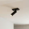Arcchio Downlight Brinja Slim, negro, 1 luz GU10 MR11