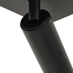 Arcchio Downlight Brinja Slim, negro, 3 luces GU10 MR11