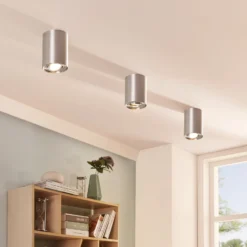 Arcchio downlight de techo Jolina, redondo, set de 2, aluminio