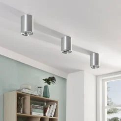 Arcchio downlight de techo Jolina, redondo, set de 2, aluminio