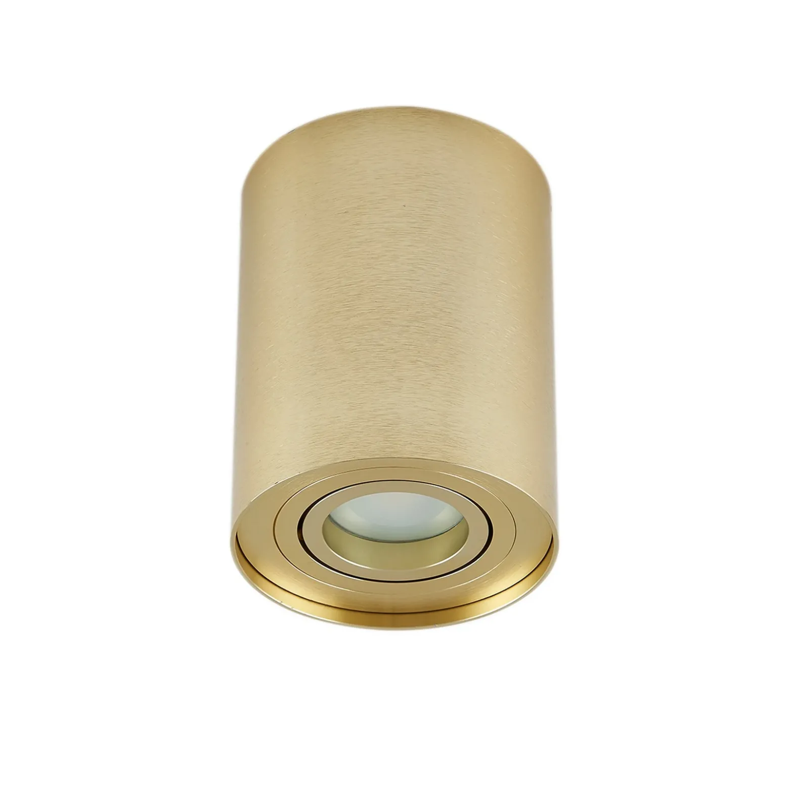 Arcchio downlight de techo Jolina, redondo, dorado, 13 cm, metal