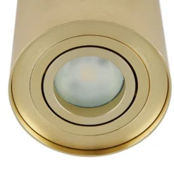 Arcchio downlight de techo Jolina, redondo, dorado, 13 cm, metal