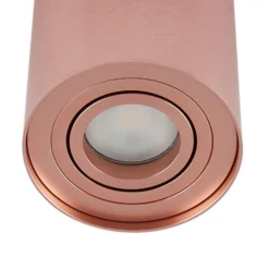 Arcchio downlight de techo Jolina, redondo, cobre, 13 cm, metal