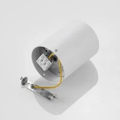 Arcchio downlight de techo Jolina, redondo, blanco/negro, 13 cm, metal