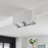 Arcchio downlight de techo Mabel, 2 luces, 27 cm, blanco, GU10