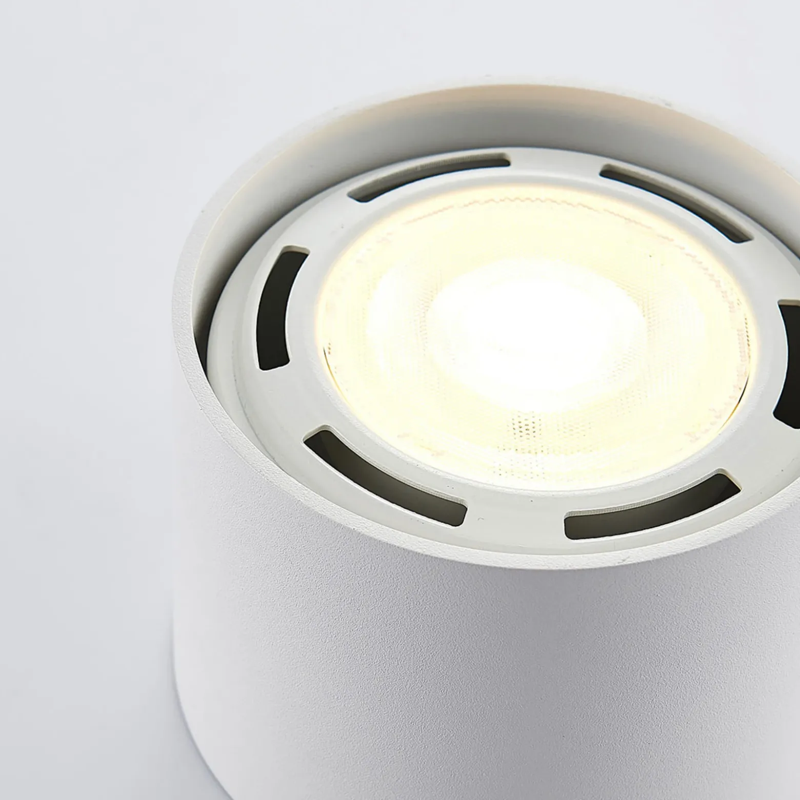 Arcchio downlight de techo Mabel, Ø 12 cm, blanco, metal, GU10