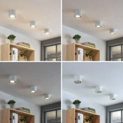 Arcchio downlight de techo Mabel, Ø 12 cm, blanco, metal, GU10
