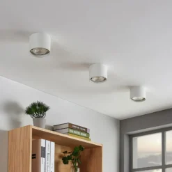 Arcchio downlight de techo Mabel, Ø 12 cm, blanco, metal, GU10