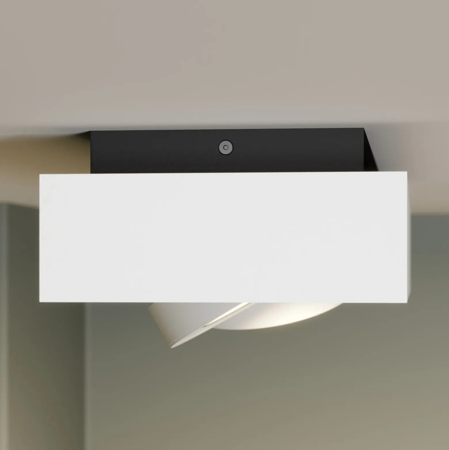 Arcchio downlight de techo Ronka, 50 cm, 3 luces, blanco, GU10