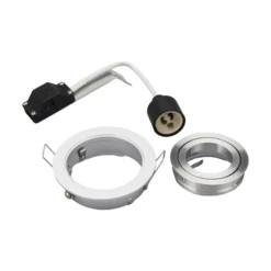 Arcchio downlight empotrable Sophia, aluminio, redondo