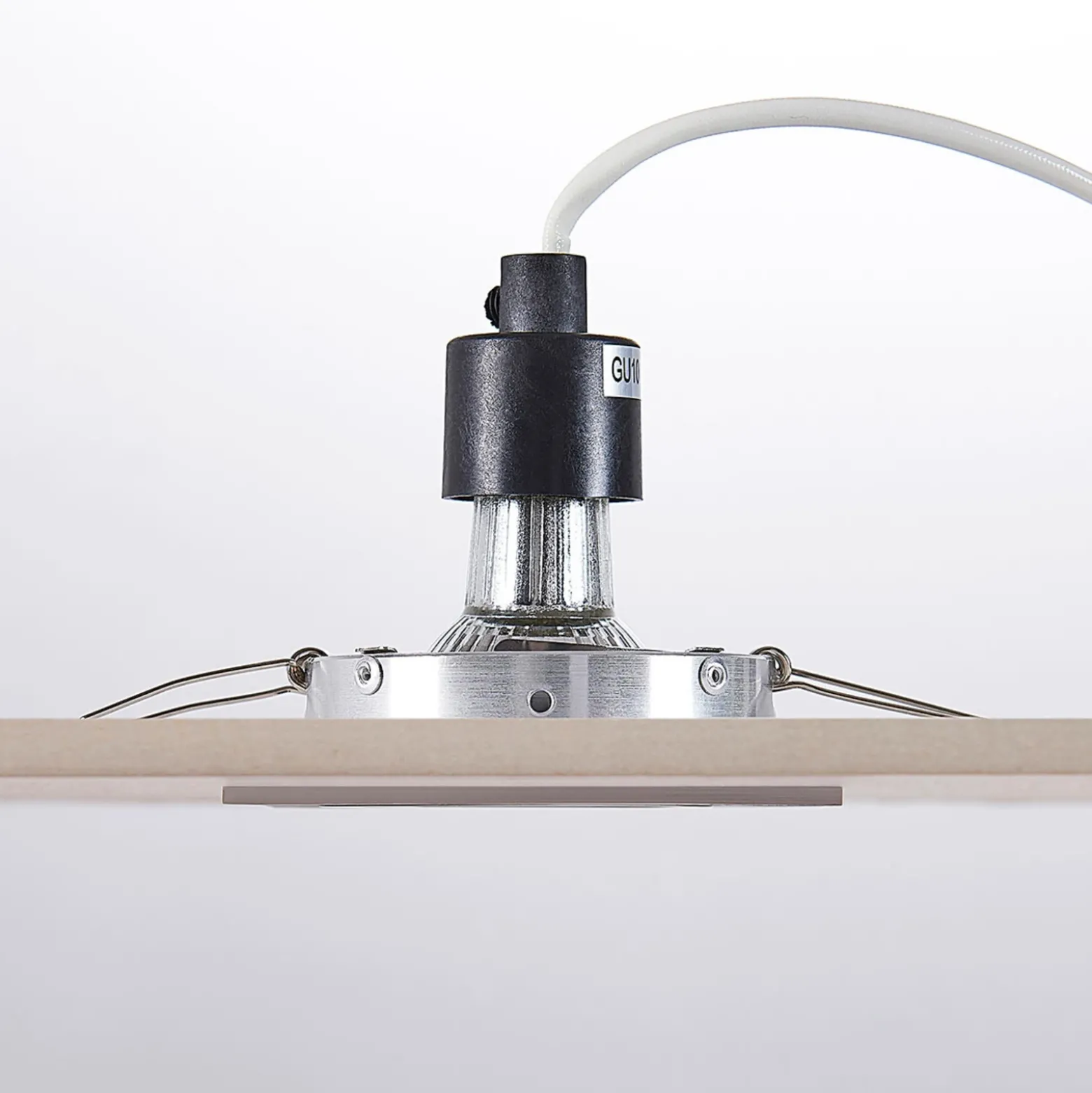 Arcchio downlight empotrable Sophia, aluminio, angular