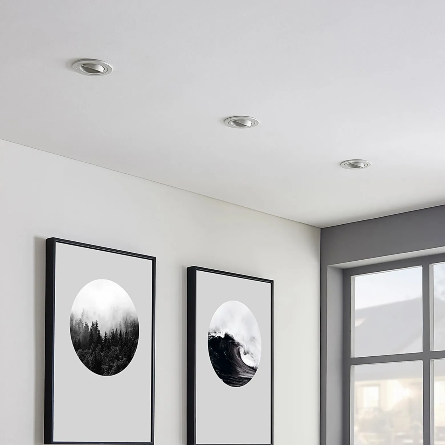 Arcchio downlight empotrable Sophia, blanco, redondo