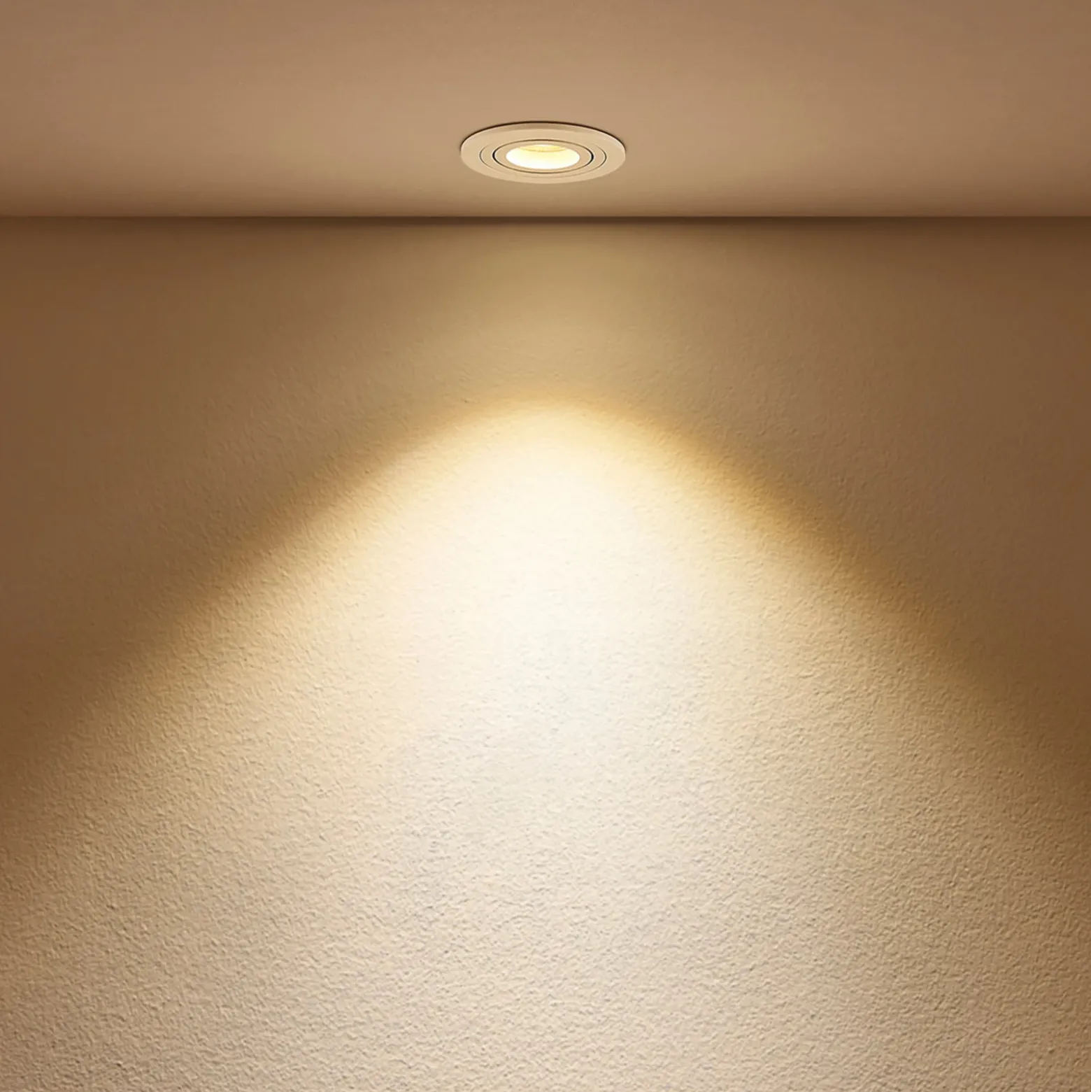 Arcchio downlight empotrable Sophia, blanco, redondo