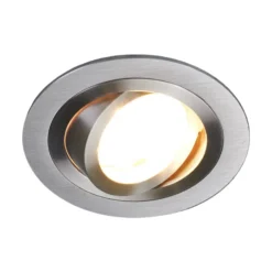 Arcchio downlight empotrable Sophia, aluminio, redondo