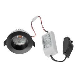 Arcchio downlight LED Aryx, negro, 2.700K