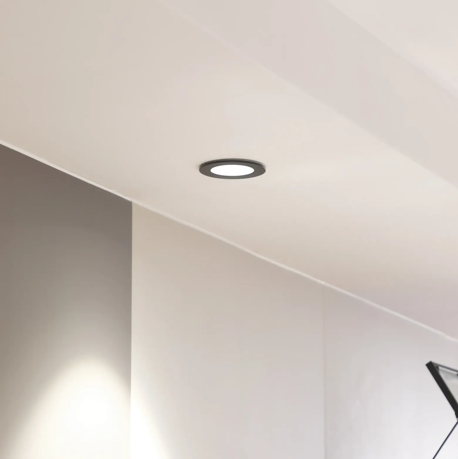 Arcchio downlight LED Aryx, negro, 4.000K