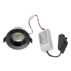 Arcchio downlight LED Aryx, negro, 4.000K
