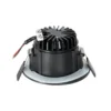 Arcchio downlight LED Aryx, negro, 3.000K