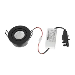 Arcchio downlight LED Eliar redondo negro CCT orientable