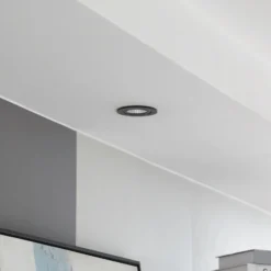 Arcchio downlight LED Jyra, negro, 4.000K
