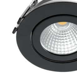 Arcchio downlight LED Jyra, negro, 4.000K