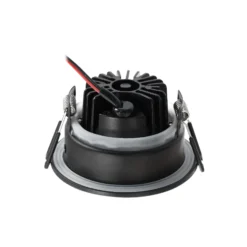 Arcchio downlight LED Jyra, negro, 2.700K
