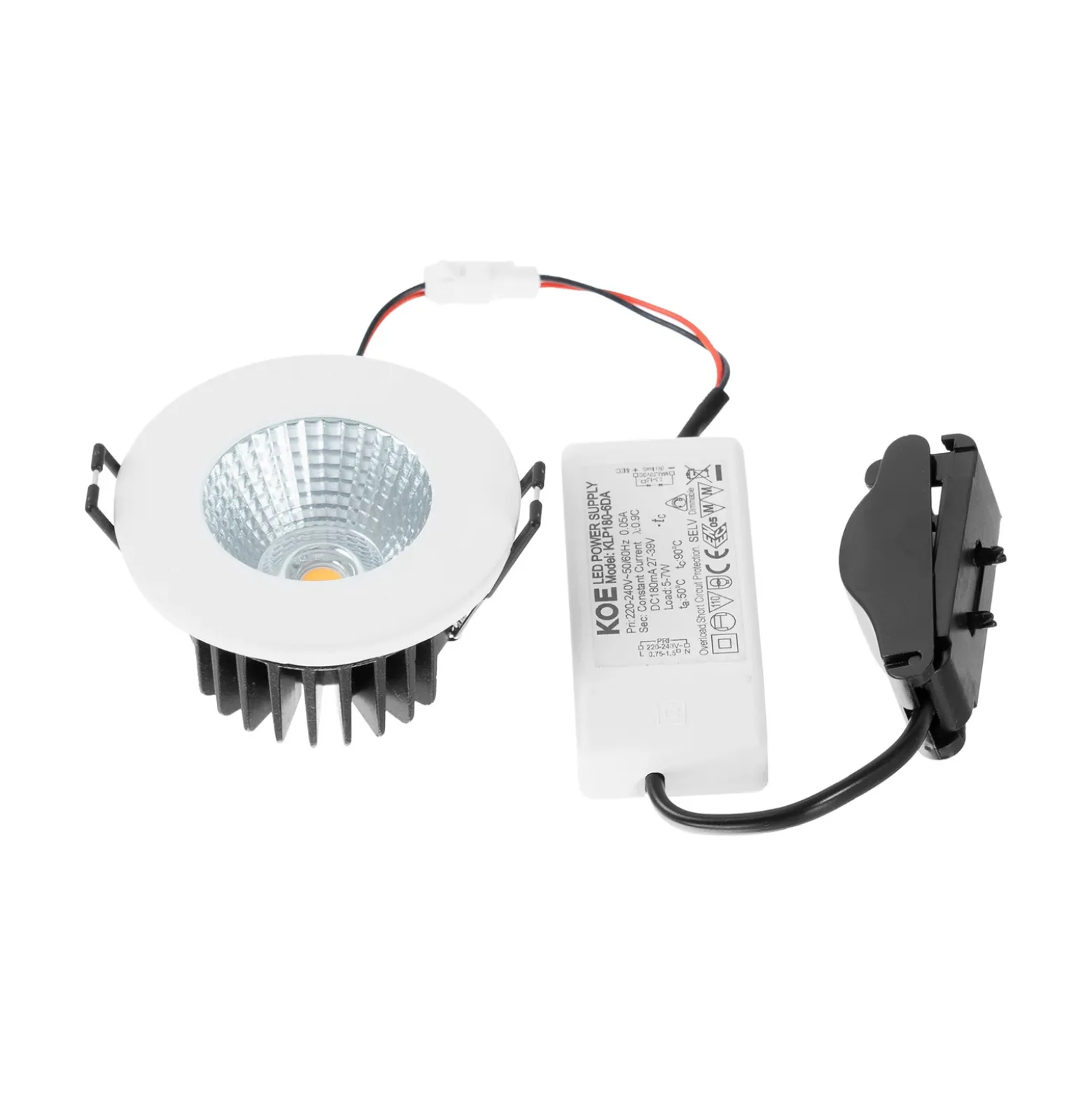Arcchio downlight LED Lirin, blanco, 3.000K