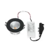 Arcchio downlight LED Lirin, negro, 3.000K