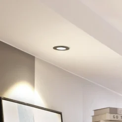 Arcchio downlight LED Lirin, negro, 3.000K
