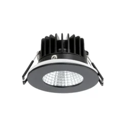 Arcchio downlight LED Lirin, negro, 3.000K