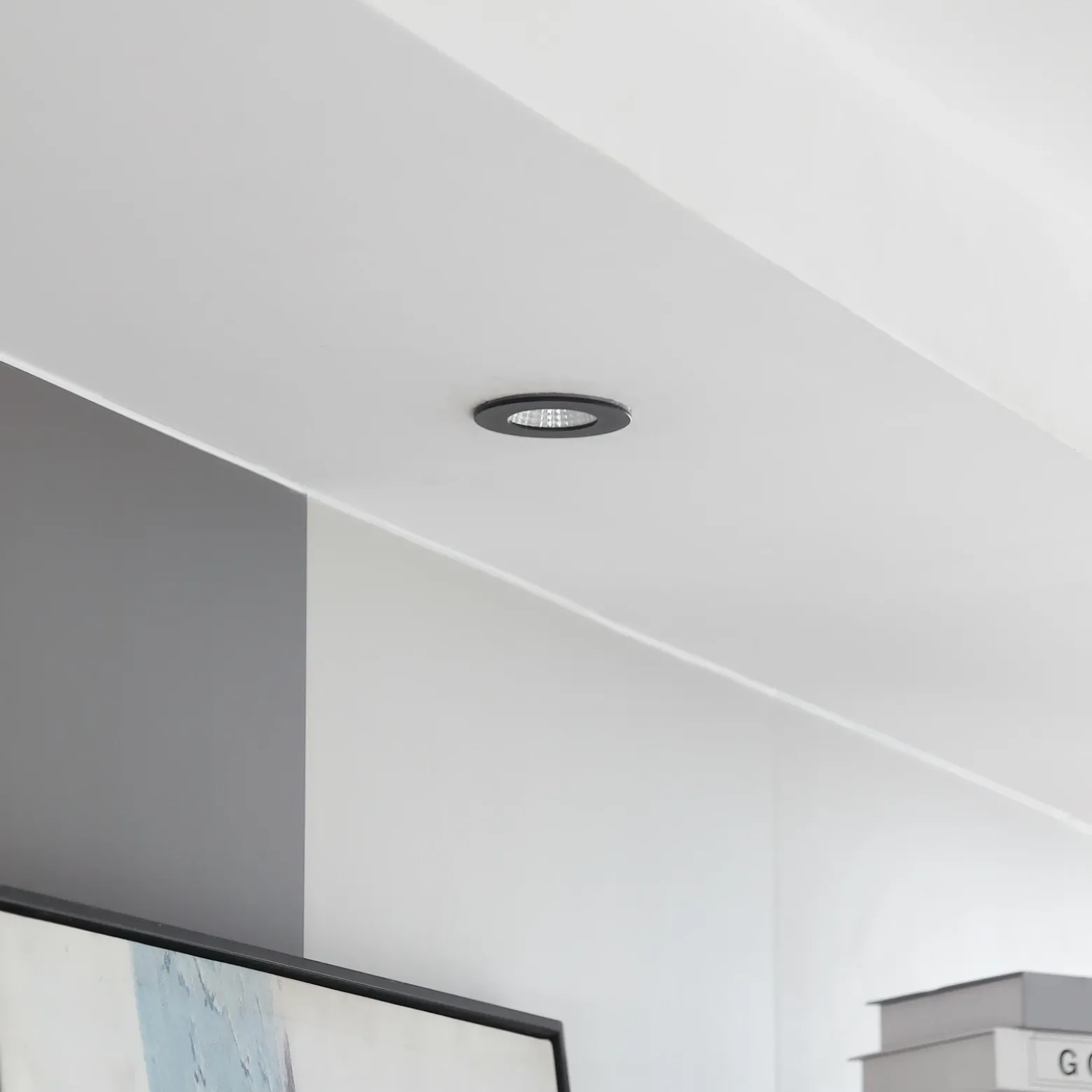 Arcchio downlight LED Lirin, negro, 2.700K