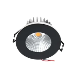 Arcchio downlight LED Lirin, negro, 2.700K