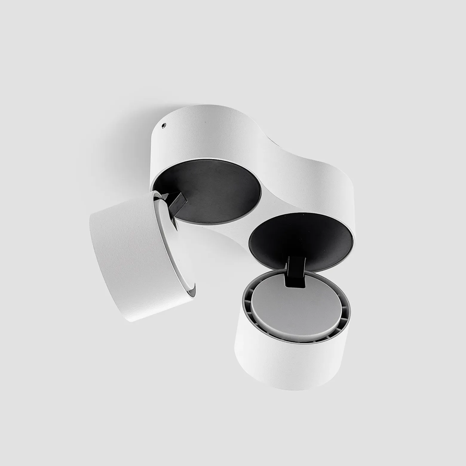 Arcchio downlight LED Rotari, blanco, 2 luces, 1362 lm
