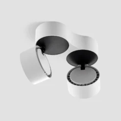 Arcchio downlight LED Rotari, blanco, 2 luces, 2270 lm