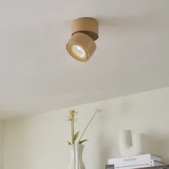 Arcchio Downlight LED Rotari, marrón, 1 luz, 8,9W