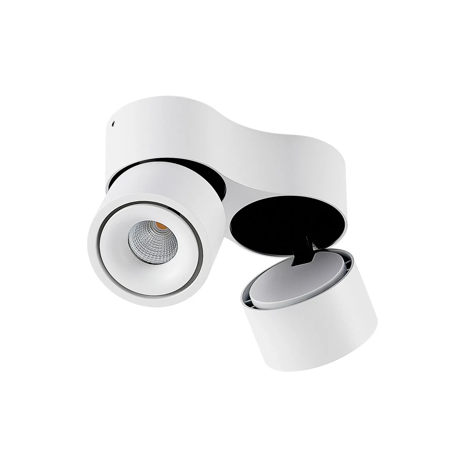 Arcchio downlight LED Rotari, blanco, 2 luces, 1362 lm