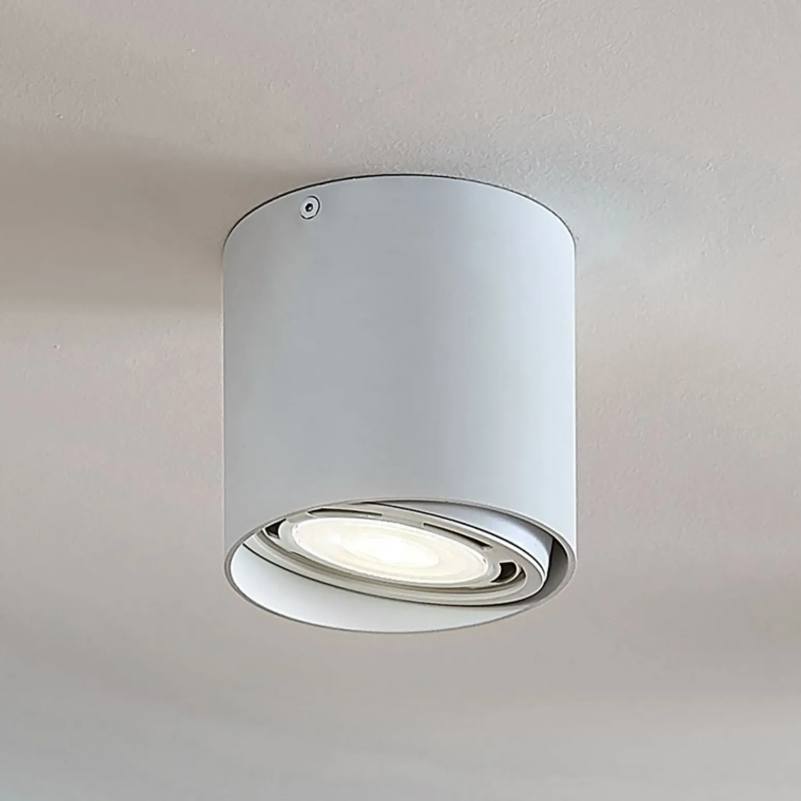 Arcchio downlight Mabel, Ø 13 cm, blanco, metal, GU10