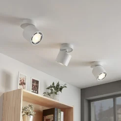 Arcchio Downlight Mabel, Ø12cm, blanco, orientable, GU10