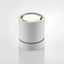 Arcchio Downlight Mabel, Ø12cm, blanco, orientable, GU10