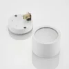 Arcchio downlight Nieva, G9, blanco, redondo, Ø 10cm, metal