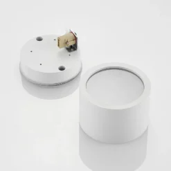 Arcchio downlight Nieva, G9, blanco, redondo, Ø 10cm, metal
