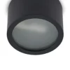 Arcchio downlight Nieva, G9, negro, redondo, Ø 10cm, metal