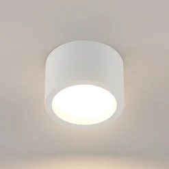 Arcchio downlight Nieva, GX53, blanco, redondo, Ø 10cm, metal