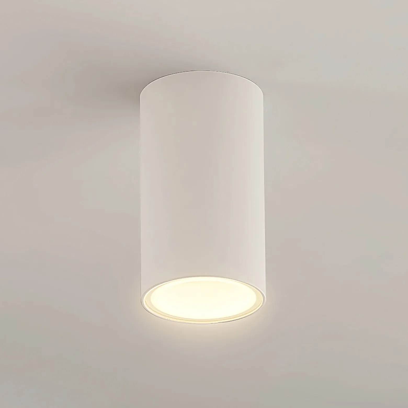 Arcchio downlight Olivir, blanco, metal, Ø 6cm, GU10, IP44