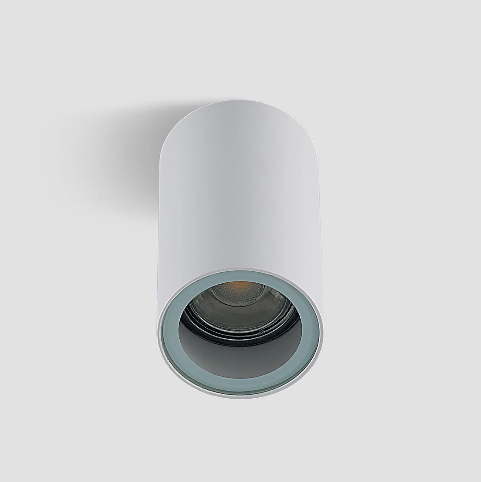 Arcchio downlight Olivir, blanco, metal, Ø 6cm, GU10, IP44