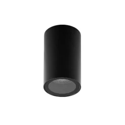 Arcchio downlight Olivir, negro, metal, Ø 6cm, GU10, IP44